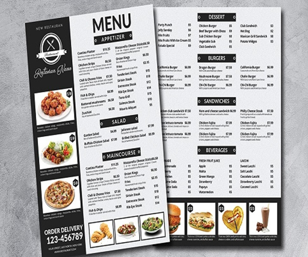 In menu